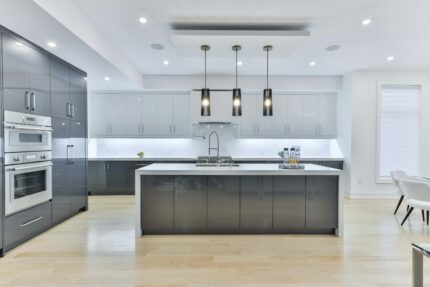 Base Cabinets with Quartz Countertop — Modern hotel furniture by Otelia