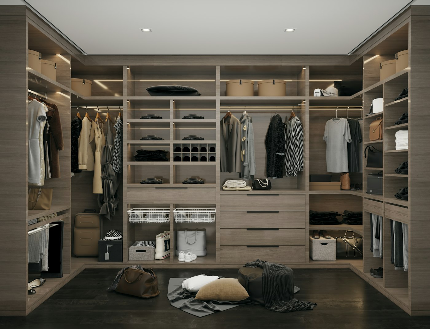 Classic Four-Door Wardrobe — Classic hotel furniture by Otelia