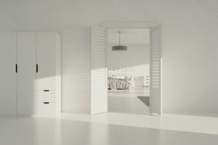 Whitewashed Wardrobe — Summer Beach hotel furniture by Otelia